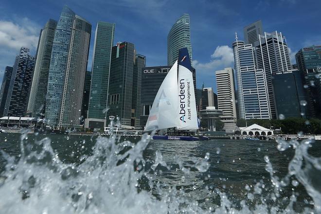 Local boat, Team Aberdeen Singapore will return for their second year on the circuit © Aberdeen Asset Management